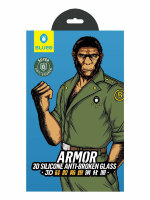 Защитное стекло BlueO 3D ARMOR Silicone Edge (армир. кромка) для iPhone 11 Pro Max /XS Max 0.26 мм Black (XBG-6.5)