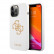 Чехол для iPhone 13 Pro Guess Liquid silicone 4G Big logo Hard White (GUHCP13LLS4GGWH)