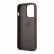 Чехол для iPhone 14 Pro Guess PU 4G + Ring Hard Brown (GUHCP14L4GMRBR)