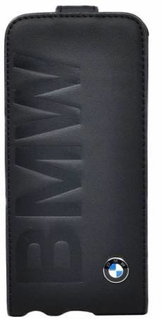 Кожаный чехол BMW для iPhone 6/6S Logo Signature Flip Black с флипом блокнот (черный) BMFLP6LOB