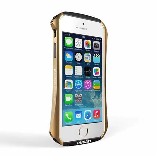 Комбинированный бампер для iPhone SE / 5S / 5 DRACO Ventare Gold (Золотистый) DR50VEA1-GDP