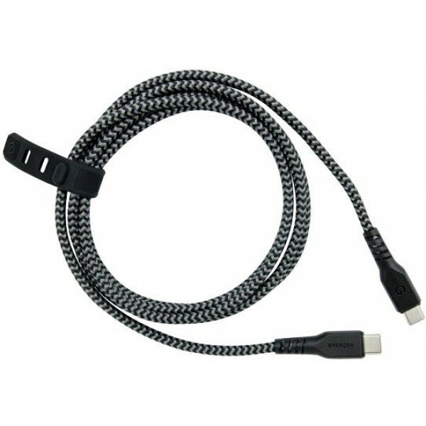 Кабель EnergEA FibraTough USB-C - USB-C 5Gbps 5A Black, 1.5 метра (CBL-FTCC5G-BLK150)
