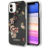 Чехол-накладка для iPhone 11 Guess Flower TPU/PC Hard Shiny N.4, Black (GUHCN61IMLFL04)