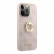 Чехол для iPhone 14 Pro Guess PU 4G + Ring Hard Pink (GUHCP14L4GMRPI)