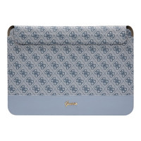 Чехол для ноутбуков 13"/14" Guess Sleeve 4G Bottom stripe Metal logo Blue (GUCS14PS4SGB)