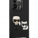 Чехол для iPhone 14 Pro Max Lagerfeld 3D Rubber Karl and Choupette Hard Black (KLHCP14X3DRKCK)