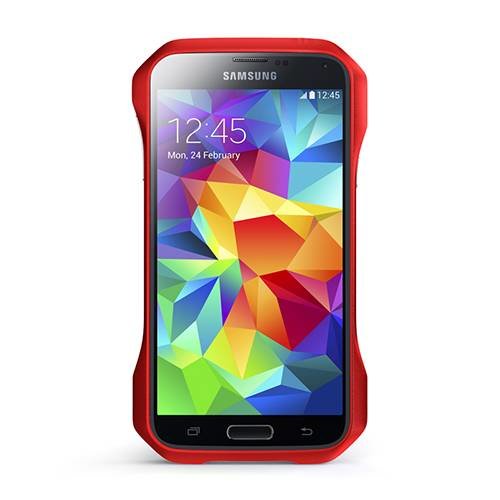 Алюминиевый бампер для Samsung Galaxy S5 DRACO Supernova red (DRS51A1-RD)