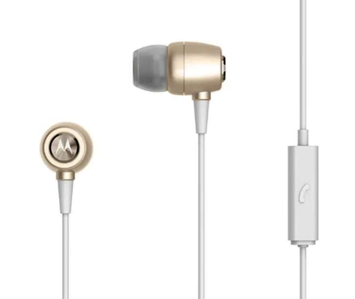 Наушники Motorola Earbuds Metal 3.5 mm, Gold (SH009GD)