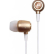 Наушники Motorola Earbuds Metal 3.5 mm, Gold (SH009GD)