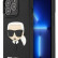 Чехол для iPhone 14 Pro Max Lagerfeld 3D Rubber Karl's head Hard Black (KLHCP14XKH3DBK)