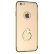 Комбинированный чехол AIQAA для iPhone 6/6S с кольцом держателем (Gold)