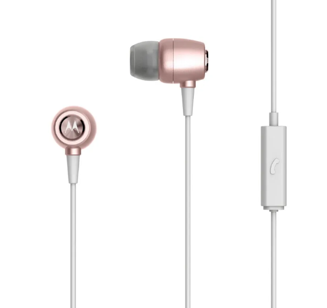 Наушники Motorola Earbuds Metal 3.5 mm, Rose gold (SH009RG)