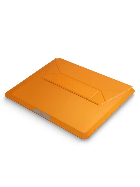 Кожаный чехол-трансформер для ноутбуков 14" Uniq Oslo V.2 Laptop Mustard (OSLO(14)-MUSTARD)