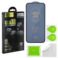 Защитное стекло HOCO для iPhone 15 Pro Max, Full Screen Black