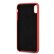 Силиконовый чехол-накладка для iPhone XS Max Ferrari Silicone Rubber Silver Logo Hard Red (FEOSIHCI65RE)