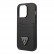 Чехол для iPhone 14 Pro Guess PU Saffiano Double cardslot w Metal triangle logo Hard Black (GUHCP14LPSATPK)