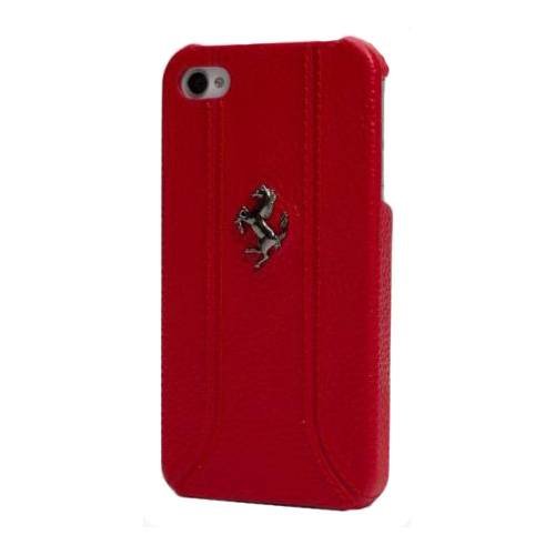 Кожаный чехол накладка для iPhone 5C Ferrari FF-Collection Hard Red (FEFFHCPMRE)