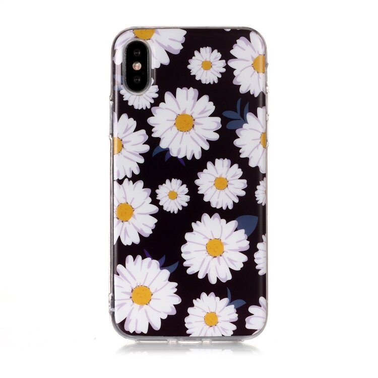 Силиконовый чехол для iPhone XS Max Ромашки