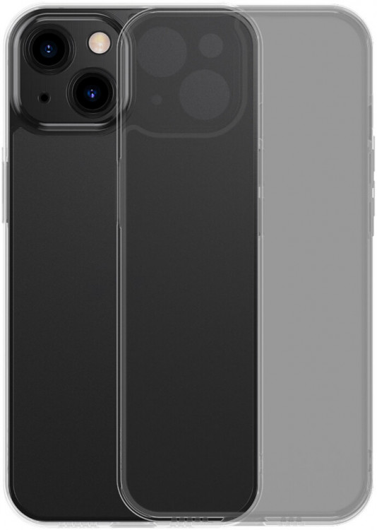 Чехол-накладка для iPhone 13 (6.1) Baseus Frosted Glass Protective case Black (ARWS000301)