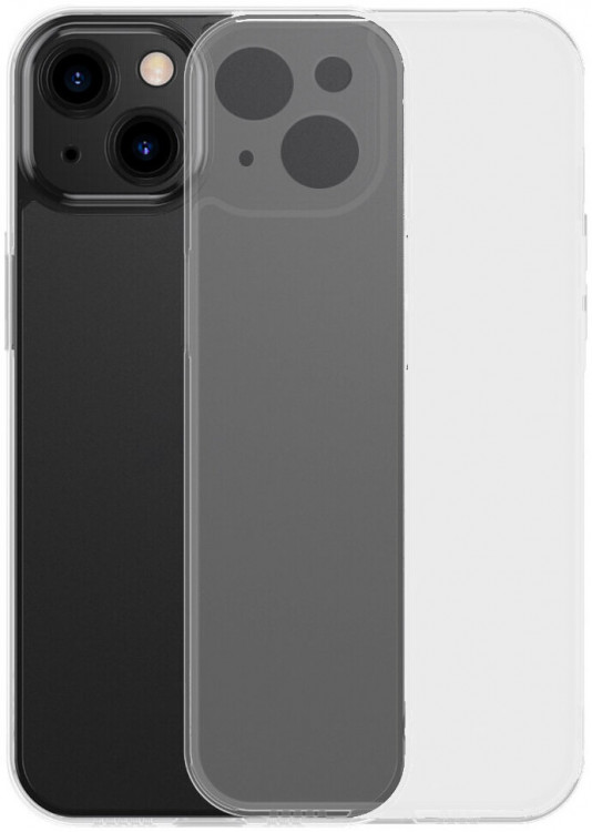 Чехол-накладка для iPhone 13 (6.1) Baseus Frosted Glass Protective case Transparent (ARWS000002)