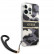 Чехол для iPhone 13 Pro Guess PC/TPU CAMO Hard + Nylon hand cord Black (GUHCP13LKCABBK)