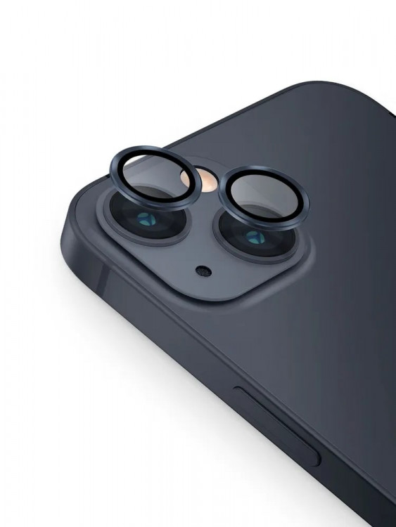 Защитное стекло для камеры iPhone 13/13 Mini Uniq OPTIX Camera Lens protector Aluminium Black (IP13-13M-LENSBLK)