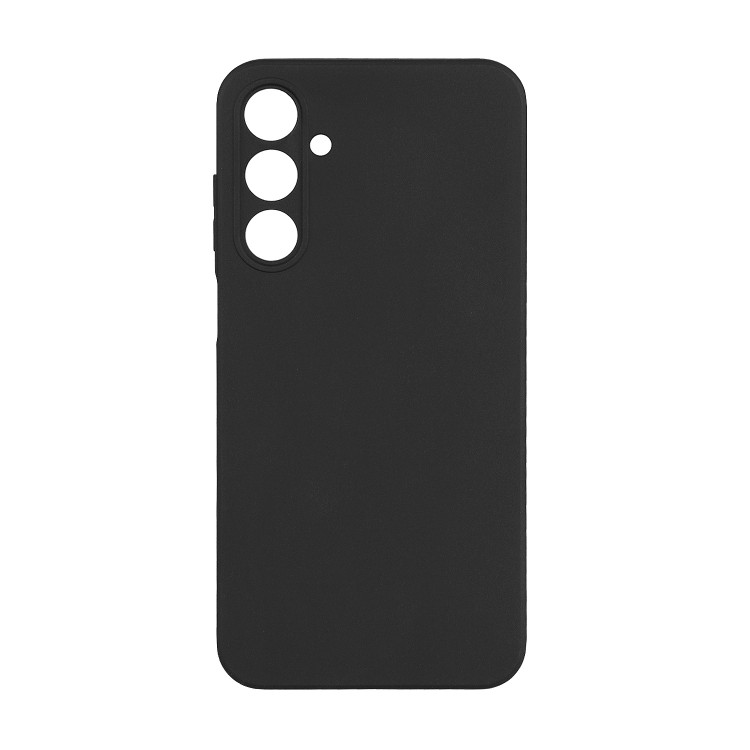 Силиконовый чехол для Samsung Galaxy A25, TPU матовый черный