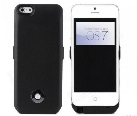 Чехол аккумулятор 3000 mAh для iPhone SE / 5S / 5 / 5C Power Case M15 (Black)