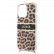 Чехол для iPhone 13 Pro Guess PC/TPU Leopard Hard + Gold crossbody chain (GUHCP13LKBCLE)
