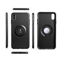 Защитный чехол с кольцом для iPhone XS Max iFace Magnetic Ring (Black)
