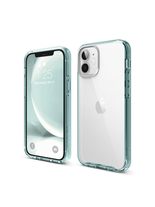 Чехол-накладка для iPhone 12 mini (5.4) Elago HYBRID case (PC/TPU) Mint (ES12HB54-MT)