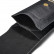 Кожаный вертикальный чехол кобура с двумя отделениями для смартфонов (черный) 170 × 80