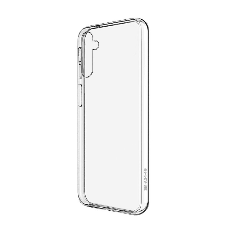 Силиконовый чехол для Samsung Galaxy A24 TPU прозрачный