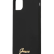 Силиконовый чехол-накладка для iPhone 11 Guess Silicone collection Gold metal logo Hard, Black (GUHCN61LSLMGBK)