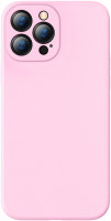 Чехол-накладка для iPhone 13 Pro (6.1) Baseus Liquid Silica Gel Protective case Pink (ARYT001004)