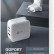 СЗУ EnergEA Bazic GoPort Gan65, 2 USB-C PD65W+USB-A PPS/QC3.0 total 65W White (CHR-GP-GAN65W-EU)