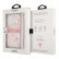 Чехол для iPhone 13 Pro Guess PC/TPU Marble Hard + Nylon hand cord Pink (GUHCP13LKMABPI)