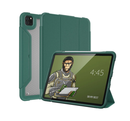 Чехол-книжка для iPad Pro 11 (2021/20) / Air 10.9 BlueO Resistance folio case Dark green (B30-11/10.9-DGN)