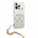 Чехол для iPhone 13 Pro Guess  PC/TPU Peony Hard Tranp + Gold hand chain (GUHCP13LKSPEGO)