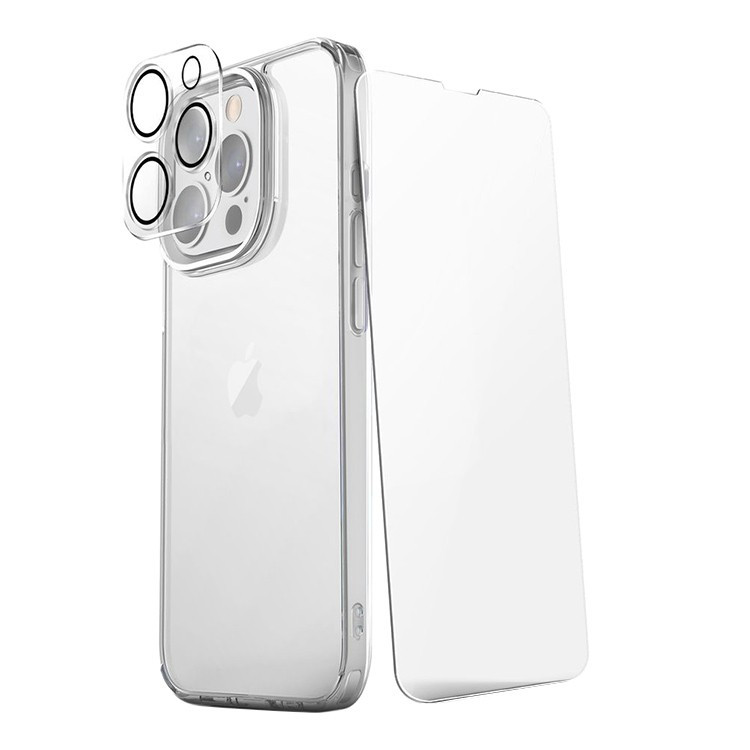 Набор для iPhone 15 Pro Max Uniq Bundle 360 Clear