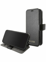 Кожаный чехол-книжка для iPhone 11 Pro Guess Iridescent Booktype PU Black/Black (GUFLBKSN58IGLBK)
