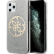 Чехол-накладка для iPhone 11 Pro Guess 4G Circle Logo Hard PC/TPU Glitter Light, grey (GUHCN58PCUGLLG)