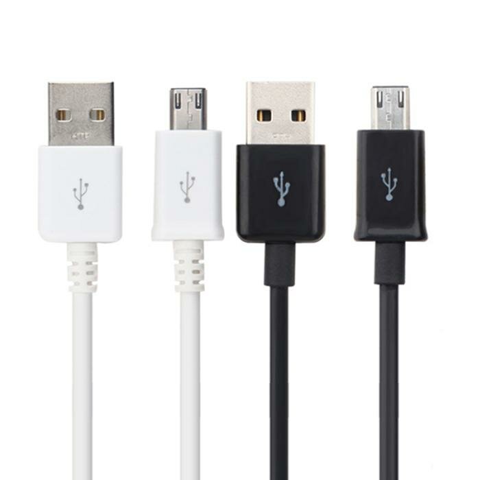 USB кабель Micro USB (белый / черный)