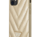 Чехол-накладка для iPhone 12 mini (5.4) Guess PU Quilted V Triangle metal logo Hard, Gold (GUHCP12SPUVQTMLBE)