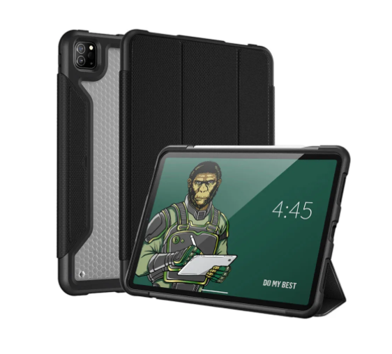 Чехол-книжка для iPad Pro 12.9 (2021/20) BlueO Resistance folio case Black (B30-12.9-BLK)