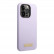 Чехол для iPhone 14 Pro Max Guess Liquid silicone Plate metal logo Hard Purple (Magsafe) (GUHMP14XSBPLU)