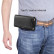 Кожаный чехол кобура на ремень для смартфонов до 6,0'' (Black)