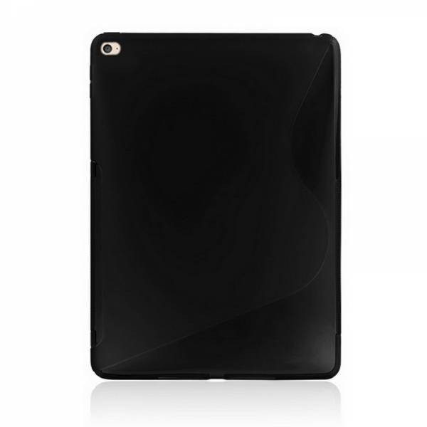 Силиконовый TPU чехол накладка для iPad Air 2 / iPad 6 - S-Line (черный)