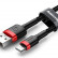 Кабель Baseus Cafule с разъемами USB-Lightning 1.5A Kevlar Black, 2 метра