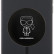 Беспроводное зарядное устройство Karl Lagerfeld Magsafe Wireless charger 15W Outlines Black (KLCBMSIKBK)